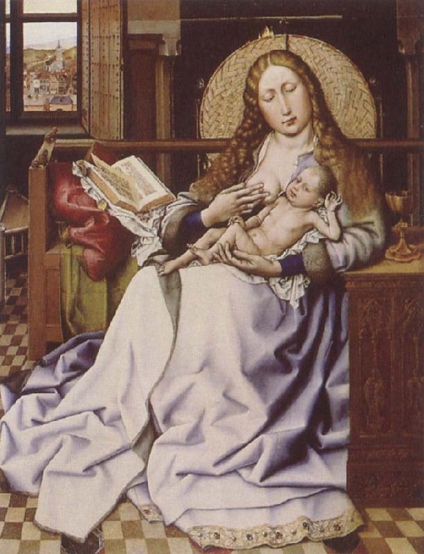 Robert Campin Virgin and Child Befroe a Firescreen